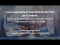 Le nuove opportunità dei Fondi Strutturali 2021-2027 per la Lombardia