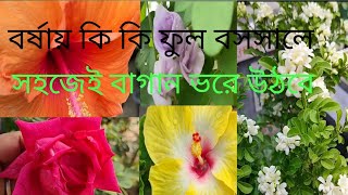 ছাদ বাগানে বর্ষার কিছু ফুল ছাদের রুপ বদলে দেয়/some of the rainy season in the roof garden change th