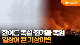 한여름 폭설·한겨울 폭염…일상이 된 기상이변 / 연합뉴스TV (YonhapnewsTV)