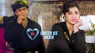 Dil Cheer Ke Dekh Tera Hi Naam Hoga | Divya Bharti | Kumar Sanu | 90's Hits Song