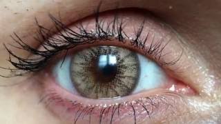 Desio The Coffee Collection Cappuccino Colored Contact Lenses Review with Closeups!