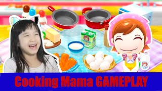 Cooking Mama gameplay | Lean about how to make food as a Mama? Fun lessons with Ella and Mommy