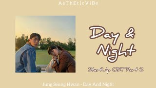 Jung Seung Hwan - Day and Night (Startup OST Part2) (Kor/ Easy Myan / Mmsub)  Lyrics