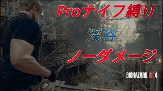 【ゆっくり解説】ナイフ縛り 渓谷 ノーダメージ Pro 【バイオハザードRE4】