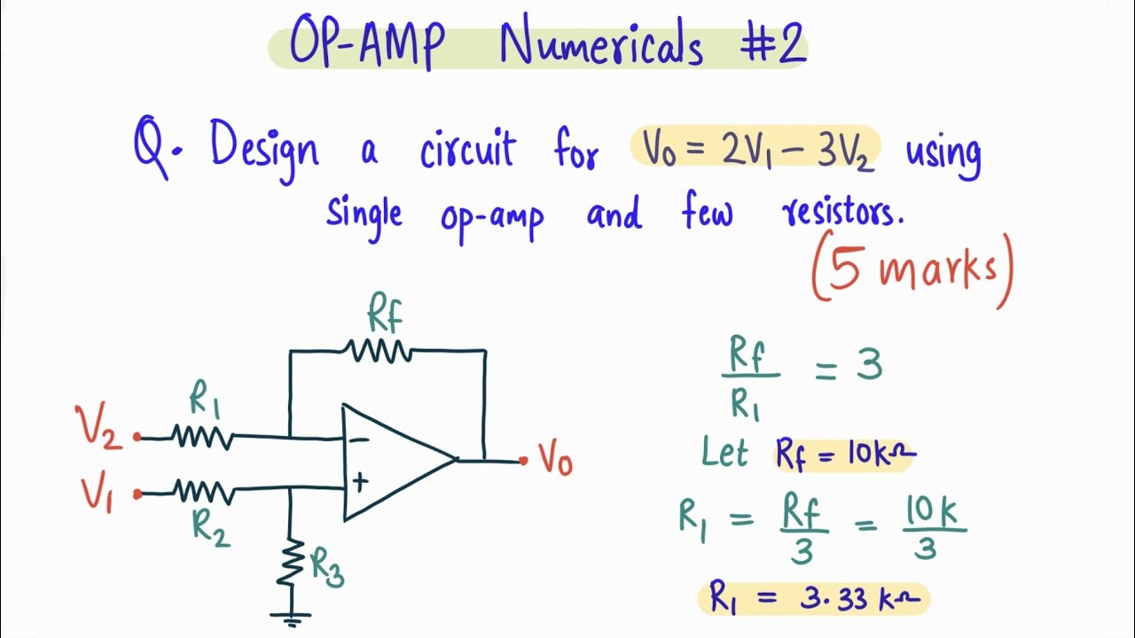 Electrical Engineering: Ch 5: Operational Amp (17 Of 28), 58% OFF