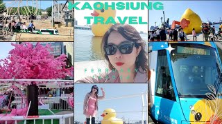 #kaohsiung Railway Travel from #Hamasen Railway Park , Love Pier to Dream mall  #yellowduck