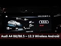 Audi A4 B8/B8.5 - 12.3in Android Setup | Unboxing | Setup | Review | Wireless Android Auto & Carplay