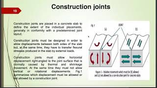 Joints in CC Pavements