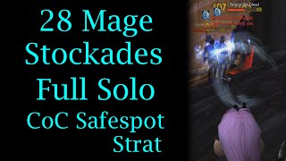 Classic WoW - 28 Mage Stockades Full Solo using Safespot Method