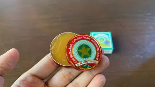 How to Open and Use Vietnamese Golden Star Balm for Instant Relief