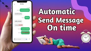 Time सेट कर के message भेजें 😃|| autimatic send message on time #shorts #viral