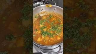 Aloo Matar Sabji....  👆 Click for full Recipe No Onion No Garlic  #shorts #food