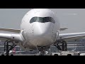 4k jal airbus a350 900 landing push back take off at tokyo haneda airport 日本航空 羽田空港