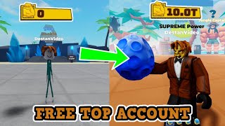 0 to 10T Strength Without Robux - Noob Spent 1000 Hours In Muscle Legends - Free Top Account!!