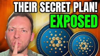 CARDANO ADA - THIS IS THEIR SECRET PLAN!!! THEY'RE TRYING HARD!