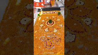 Flower Decoration @Bhodeshwar Mahadev Jamnagar On Occasion Of The Ram Mandir #viral #rammandir