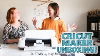 Using the Cricut Maker for the first time! Cricut Maker Unboxing and Review