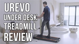 Transform Your Workstation with the UREVO 2-in-1 Under Desk Treadmill | Review 2024