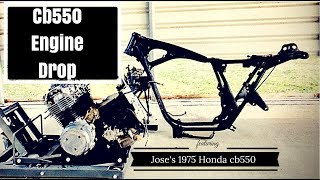 Honda Cb550 engine drop