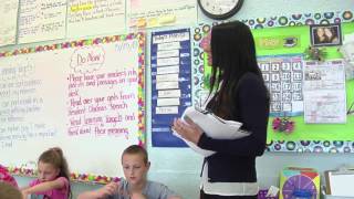Teacher manages transitions - Example 9