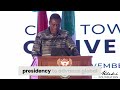 H.E. Paul Mashatile | Africa Demands Economic Justice Now! | Cape Town Conversation 2025