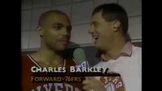 Barkley and Laimbeer fight in 1990