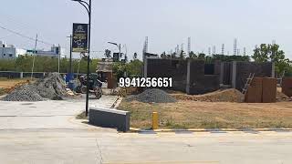 luxury villa plot for sale in Trichy dheeran nagar DTCP RERA Approved.