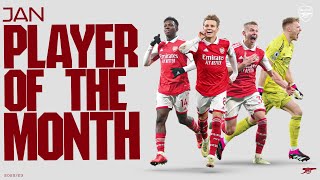 Arsenal's Player of the Month for January 2023 | Nketiah, Odegaard, Zinchenko or Ramsdale