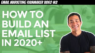 Email Marketing 2022: How To Build An Email List From Scratch (Using Both FREE and PAID Methods)