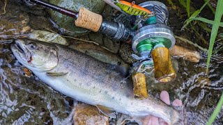 ミリオネアAIR＆ストリームイントルーダーで支流の尺ヤマメ。【渓流ベイト】　Japan Mountain Stream Trout fishing