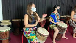 Djembe Intermediate Class 2020 (Rhythm Denadon Performance)