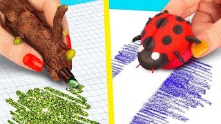 10 FOURNITURES SCOLAIRES DIY DE PRINTEMPS ET ASTUCES POUR L’ÉCOLE