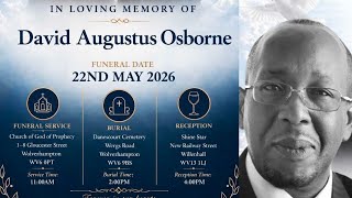 David Augustus Osborne Celebration of life