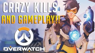 Overwatch Gameplay - OMFG CRAZY PLAY OF THE GAME!!