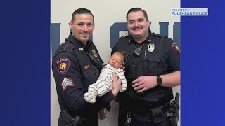 Routine traffic stop turns into a race to the hospital for Fulshear police, expectant parents