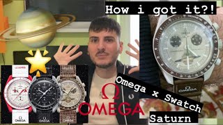 Omega x Swatch Saturn Edition  ! How i got?! Review and close up