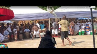 Nana Abass (Black \u0026 White Powers) Display @Koforidua Nana Obourtabiri shrine.