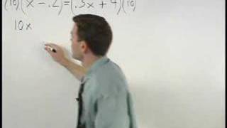 Decimal Equations - MathHelp.com - Math Help