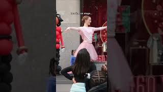 Performing a Ballet Variation at ROCKERFELLER Center 🩰✨ #ballet #variation #rockerfellercenter