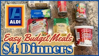 EASY EXTREME BUDGET FAMILY MEALS // COOK DINNER FOR $4!