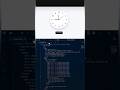 Creating Clock using html and css #clock #htmlcss #animation