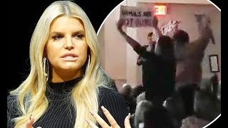 'It's beautiful you stand up for what you believe, but not through hatred': Jessica Simpson addresse