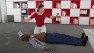 Hands-Only CPR Plus AED – Man (International English)