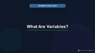 Python Variables & Data Types Explained Simply (Module 3)