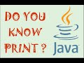 Print in Java