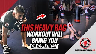 Muay Thai and Kickboxing 35-Minute Heavy Bag Workout Class