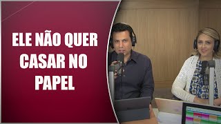 Moramos juntos, ele não quer casar no papel - Escola do Amor Responde 26/03/16