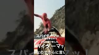 悪を守るヒーロー、スパイダーマン！　　　#shorts #short #スパイダーマン