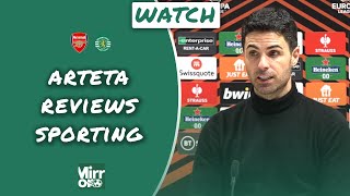 "It's a huge BLOW" | Arsenal 1-1 Sporting Lisbon | Mikel Arteta press conference