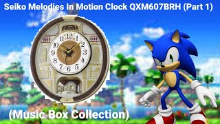 Seiko Melodies In Motion Clock QXM607BRH Music Box Collection (Part 1)